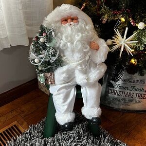 Rare Vintage Christmas Sitting Santa Clause